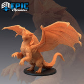 Young Blue Dragon 3D-printed model